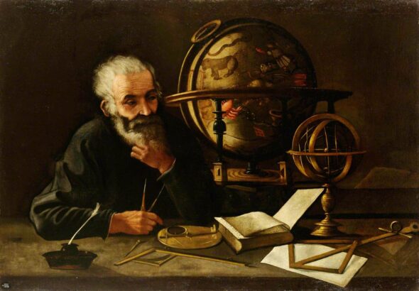 unknown artist; A Philosopher with a Celestial Globe