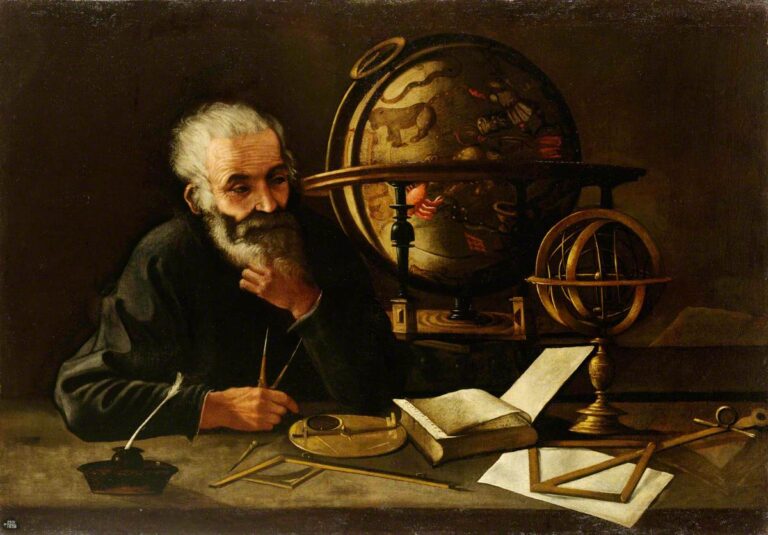 unknown artist; A Philosopher with a Celestial Globe